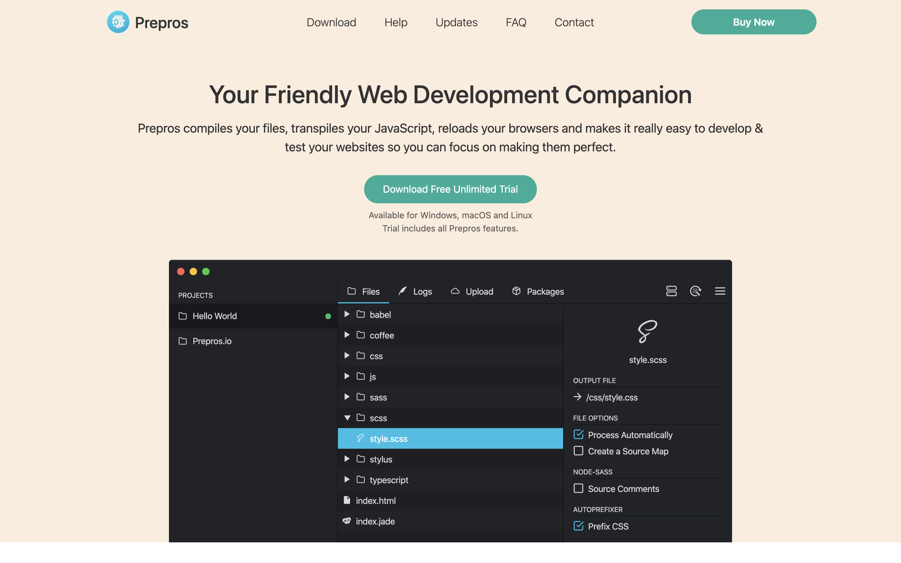 SassやPugをコンパイルしてくれる便利なアプリ『Prepros』使ってますか？