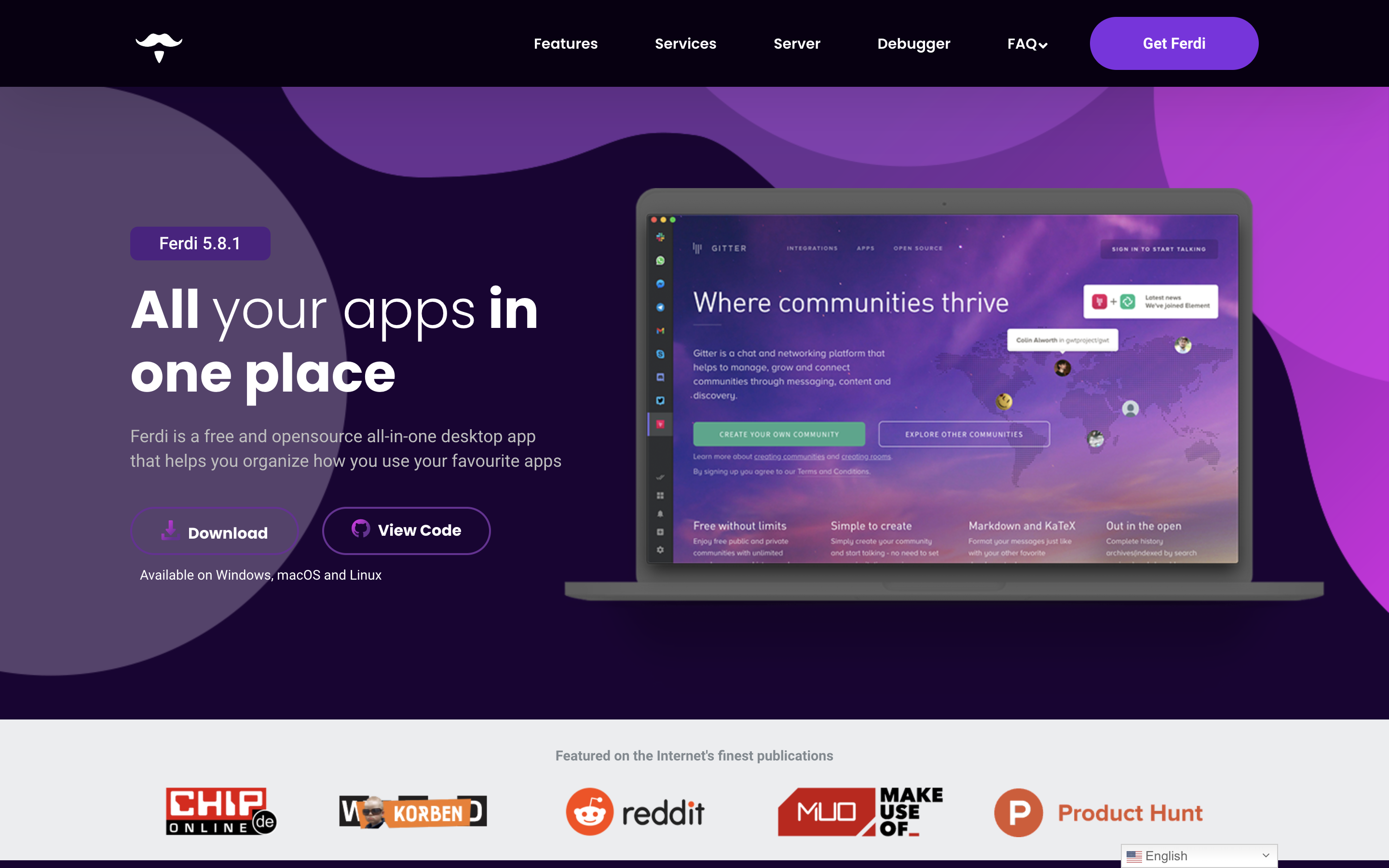 複数のWebアプリ、チャットツールを一元管理する方法【Ferdi】